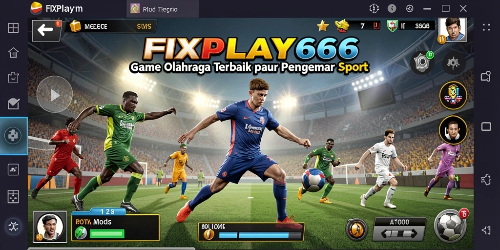 Tampilan gameplay FIXPLAY666 yang menarik dan penuh aksi olahraga.
