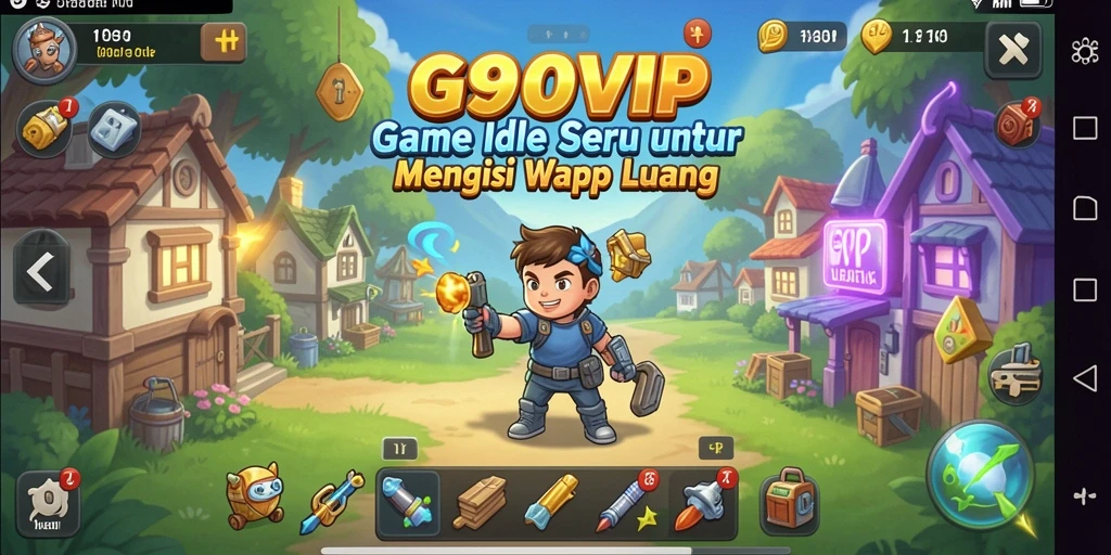 Tampilan gameplay G9VIP yang santai dan menyenangkan.