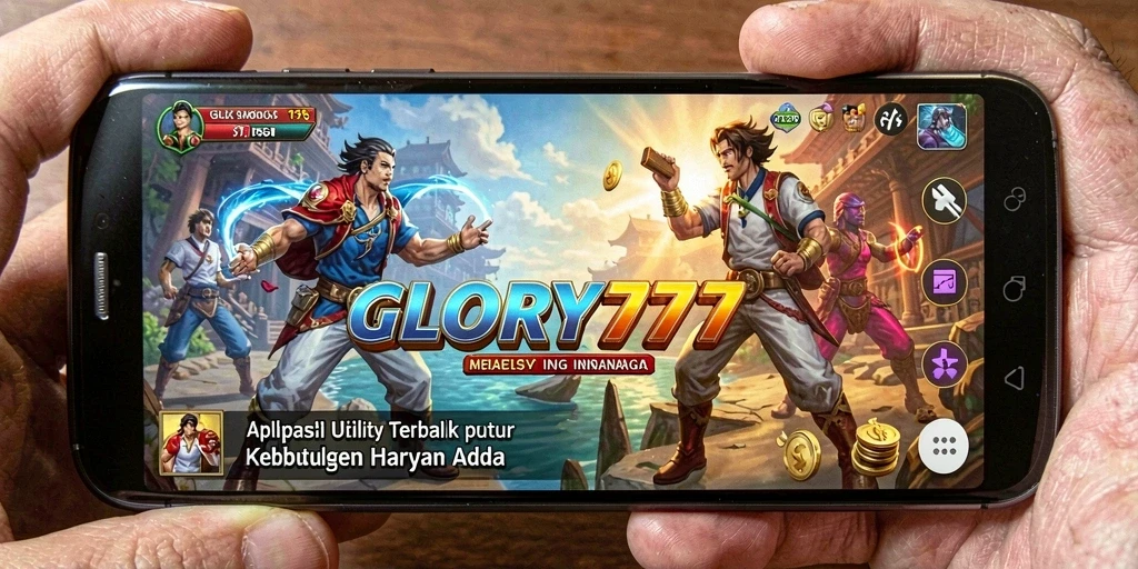 Tampilan antarmuka GLORY777 yang intuitif dan mudah digunakan.
