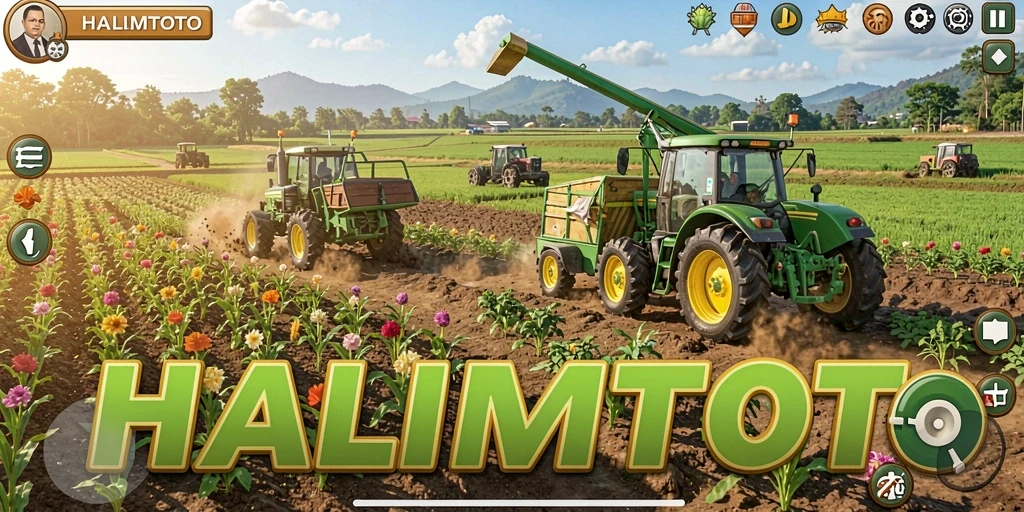 Tampilan gameplay <strong>HALIMTOTO</strong> yang seru dan penuh warna.