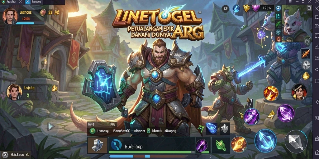 Tangkapan layar gameplay menarik dari LINETOGEL dengan pertarungan seru.
