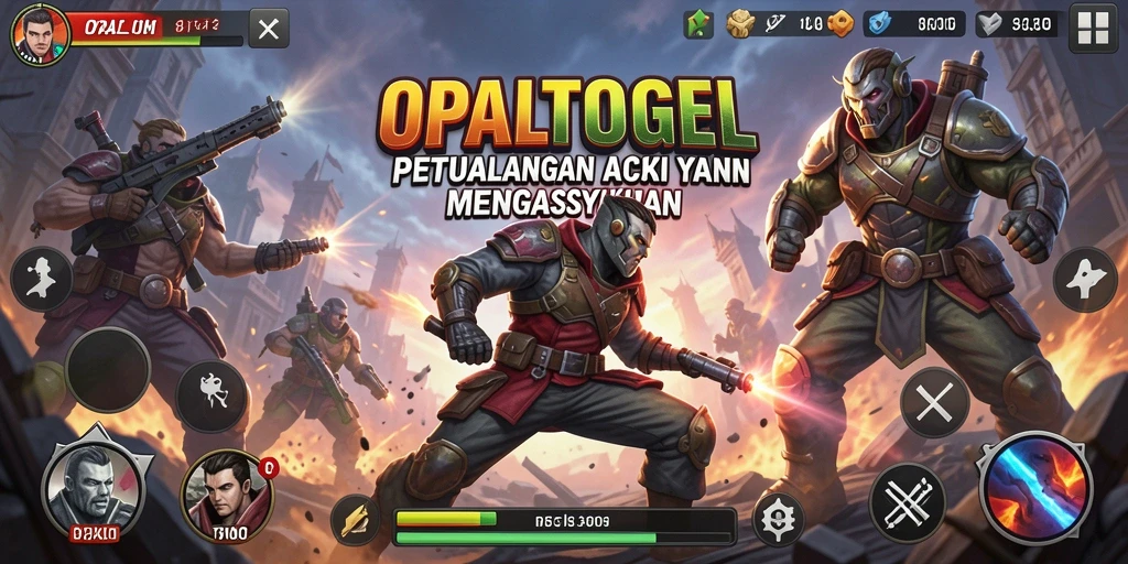 Tampilan gameplay seru OPALTOGEL yang menantang.