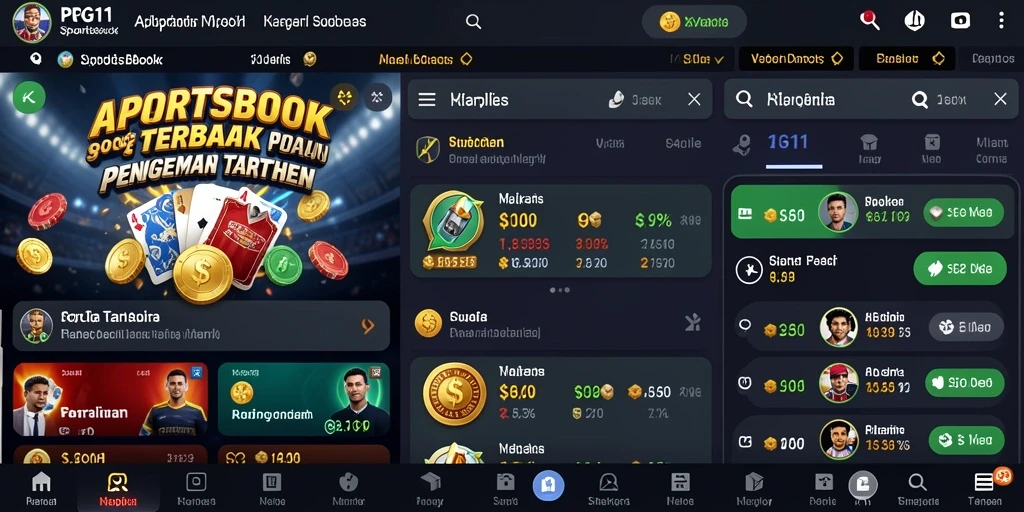 Tampilan menarik dari gameplay Sportsbook PG11 yang interaktif.