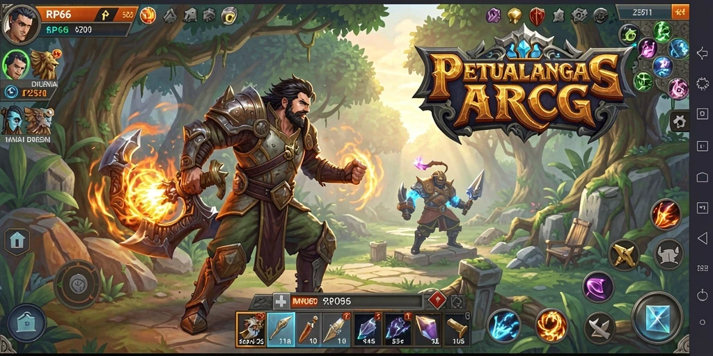 Screenshot gameplay RP66 yang memperlihatkan aksi petualangan seru.