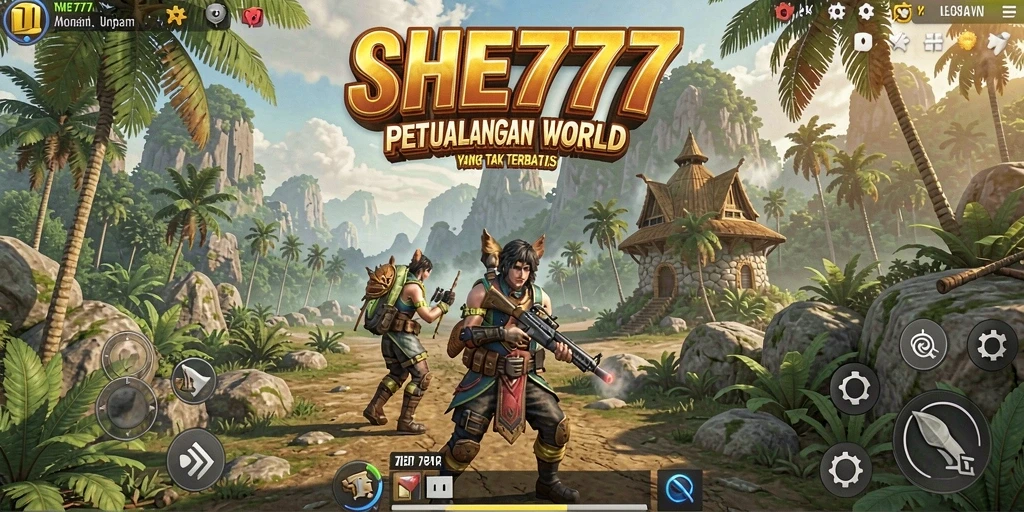 Gameplay SHE777 menampilkan eksplorasi dunia terbuka yang menakjubkan.